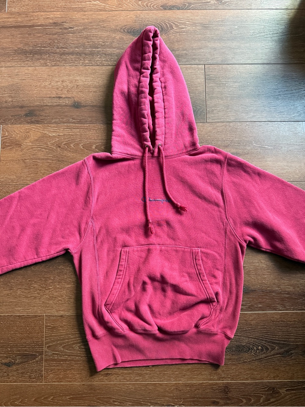 Champion Red Pullover Hoodie
